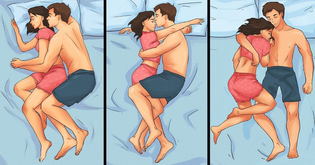 Posiciones para dormir en pareja